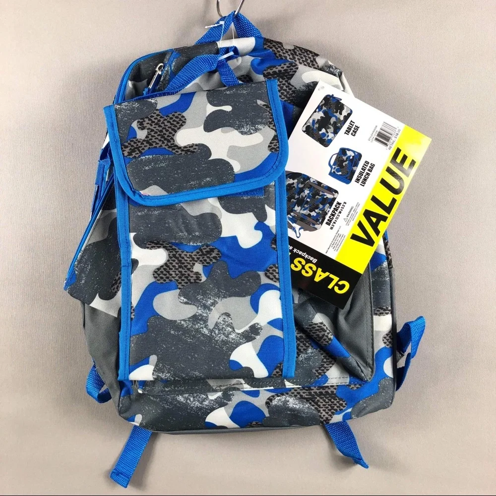 Independent Camo Backpack Set